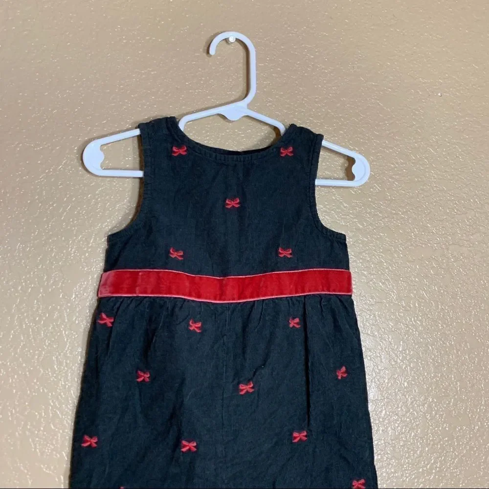 ‎Gymboree toddler girl black corduroy jumpsuit